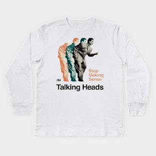 Talking heads // David Byrne Big Suit 1984 Kids Long Sleeve T-Shirt